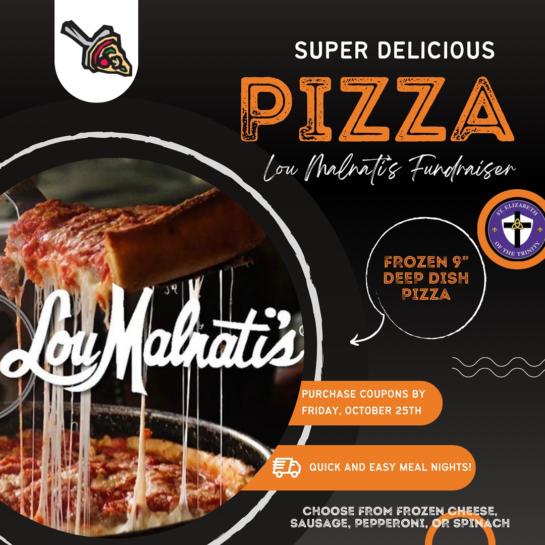Lou Malnati’s Fundraiser Coupons St. Elizabeth of The Trinity